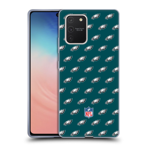 NFL Philadelphia Eagles Artwork Patterns Soft Gel Case for Samsung Galaxy S10 Lite