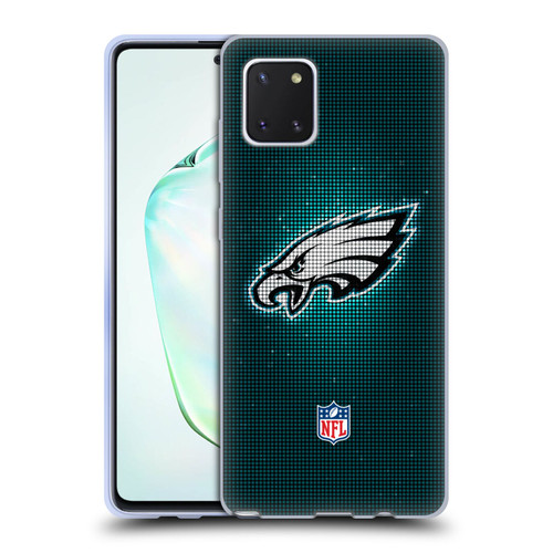 NFL Philadelphia Eagles Artwork LED Soft Gel Case for Samsung Galaxy Note10 Lite