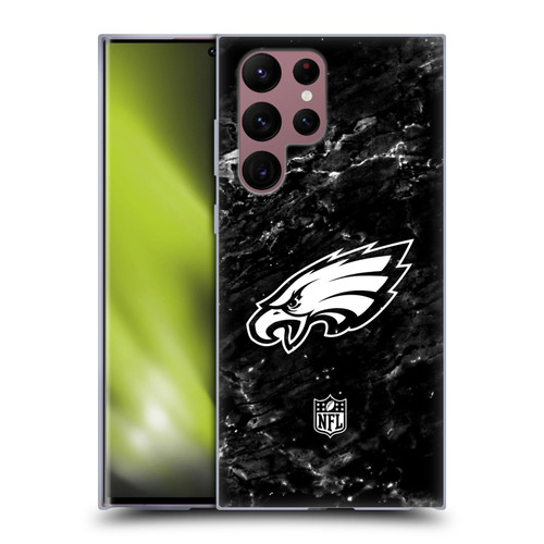 NFL Philadelphia Eagles Artwork Marble Soft Gel Case for Samsung Galaxy S22 Ultra 5G