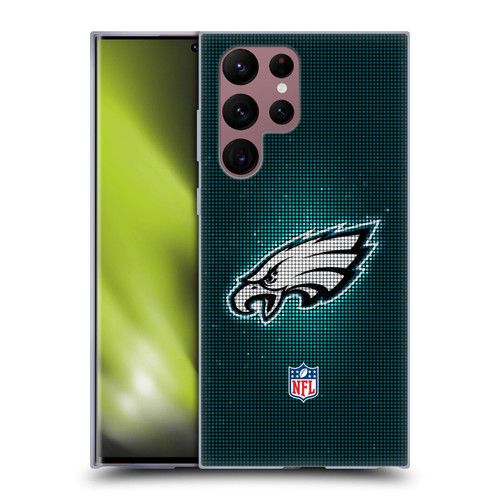 NFL Philadelphia Eagles Artwork LED Soft Gel Case for Samsung Galaxy S22 Ultra 5G