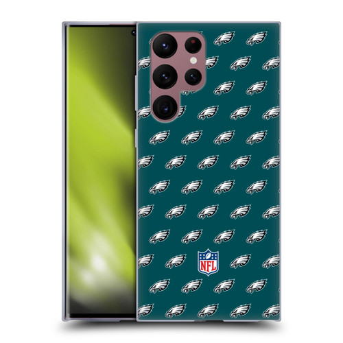 NFL Philadelphia Eagles Artwork Patterns Soft Gel Case for Samsung Galaxy S22 Ultra 5G