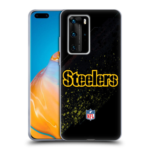 NFL Pittsburgh Steelers Logo Blur Soft Gel Case for Huawei P40 Pro / P40 Pro Plus 5G