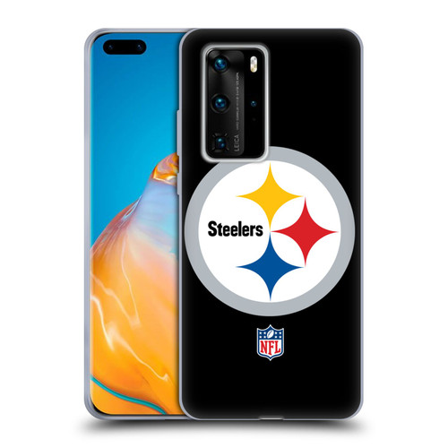 NFL Pittsburgh Steelers Logo Plain Soft Gel Case for Huawei P40 Pro / P40 Pro Plus 5G