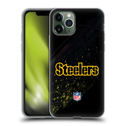 NFL Pittsburgh Steelers Logo Blur Soft Gel Case for Apple iPhone 11 Pro