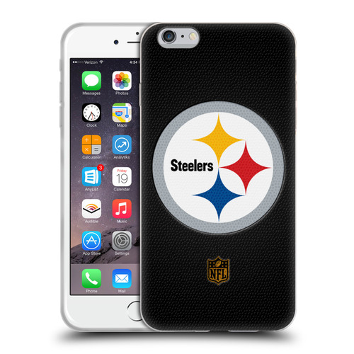NFL Pittsburgh Steelers Logo Football Soft Gel Case for Apple iPhone 6 Plus / iPhone 6s Plus