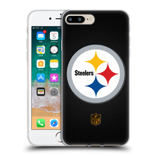 NFL Pittsburgh Steelers Logo Football Soft Gel Case for Apple iPhone 7 Plus / iPhone 8 Plus