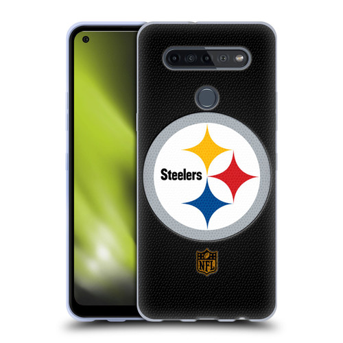 NFL Pittsburgh Steelers Logo Football Soft Gel Case for LG K51S
