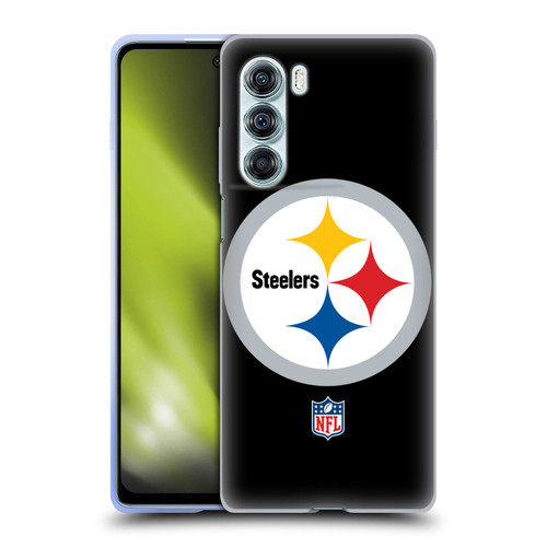 NFL Pittsburgh Steelers Logo Plain Soft Gel Case for Motorola Edge S30 / Moto G200 5G