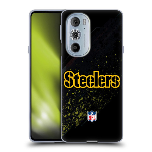 NFL Pittsburgh Steelers Logo Blur Soft Gel Case for Motorola Edge X30