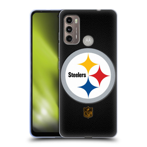 NFL Pittsburgh Steelers Logo Football Soft Gel Case for Motorola Moto G60 / Moto G40 Fusion
