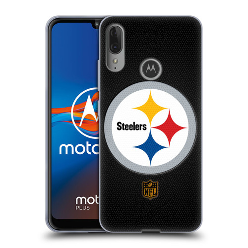 NFL Pittsburgh Steelers Logo Football Soft Gel Case for Motorola Moto E6 Plus