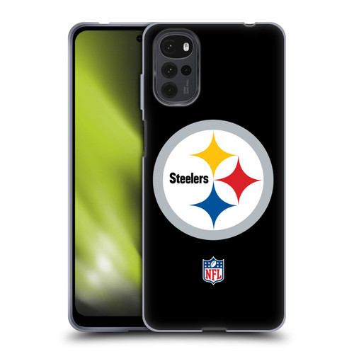 NFL Pittsburgh Steelers Logo Plain Soft Gel Case for Motorola Moto G22