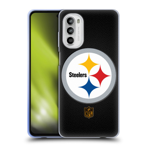 NFL Pittsburgh Steelers Logo Football Soft Gel Case for Motorola Moto G52