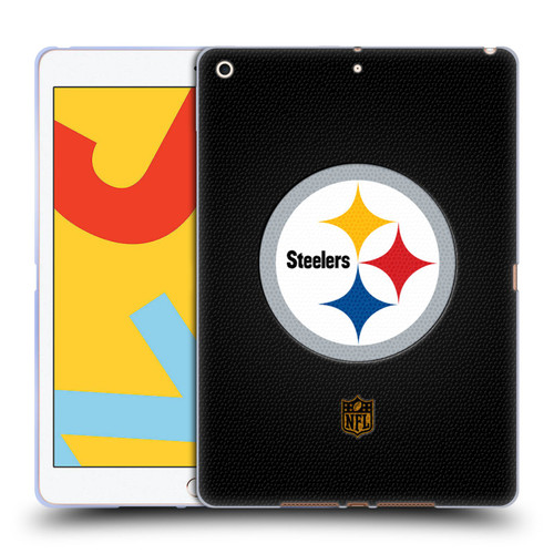 NFL Pittsburgh Steelers Logo Football Soft Gel Case for Apple iPad 10.2 2019/2020/2021