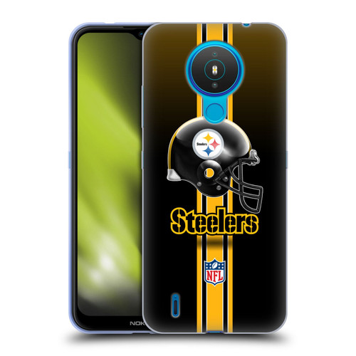 NFL Pittsburgh Steelers Logo Helmet Soft Gel Case for Nokia 1.4