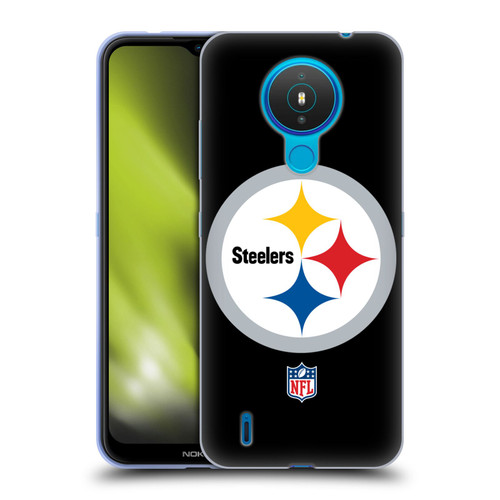 NFL Pittsburgh Steelers Logo Plain Soft Gel Case for Nokia 1.4