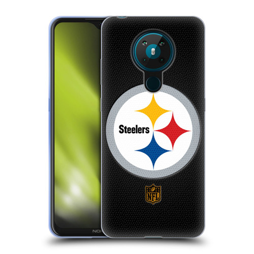 NFL Pittsburgh Steelers Logo Football Soft Gel Case for Nokia 5.3