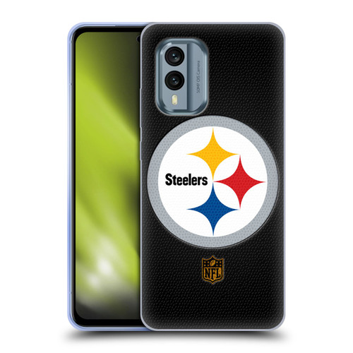 NFL Pittsburgh Steelers Logo Football Soft Gel Case for Nokia X30