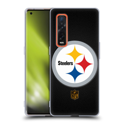 NFL Pittsburgh Steelers Logo Football Soft Gel Case for OPPO Find X2 Pro 5G