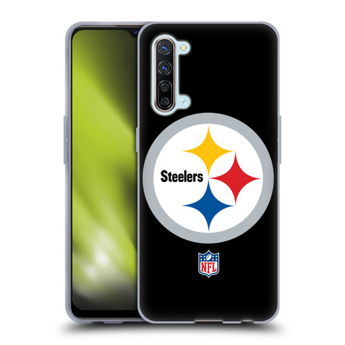 NFL Pittsburgh Steelers Logo Plain Soft Gel Case for OPPO Find X2 Lite 5G