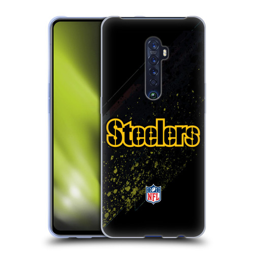 NFL Pittsburgh Steelers Logo Blur Soft Gel Case for OPPO Reno 2