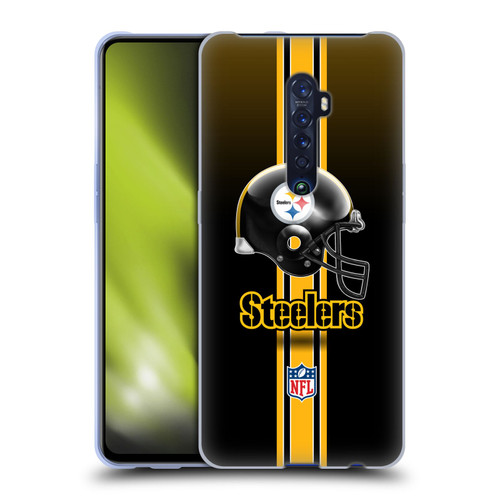NFL Pittsburgh Steelers Logo Helmet Soft Gel Case for OPPO Reno 2
