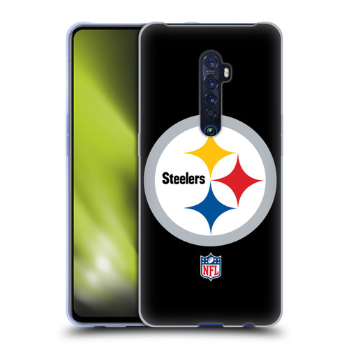 NFL Pittsburgh Steelers Logo Plain Soft Gel Case for OPPO Reno 2