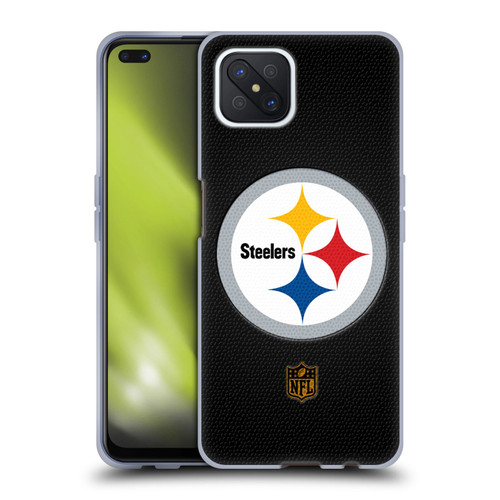 NFL Pittsburgh Steelers Logo Football Soft Gel Case for OPPO Reno4 Z 5G
