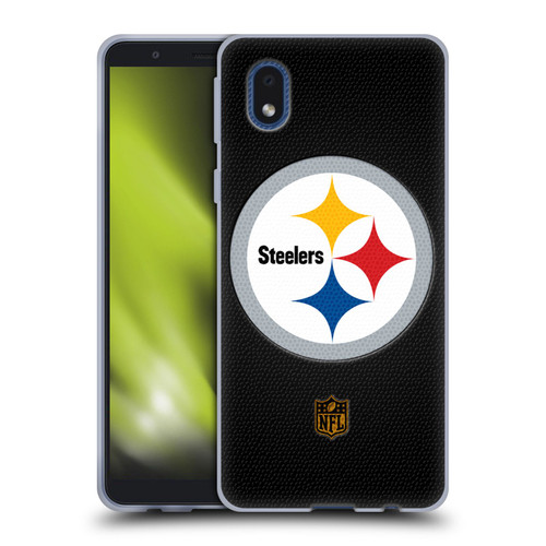 NFL Pittsburgh Steelers Logo Football Soft Gel Case for Samsung Galaxy A01 Core (2020)