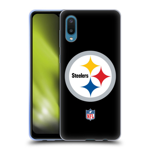 NFL Pittsburgh Steelers Logo Plain Soft Gel Case for Samsung Galaxy A02/M02 (2021)