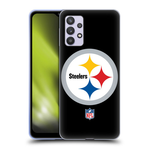 NFL Pittsburgh Steelers Logo Plain Soft Gel Case for Samsung Galaxy A32 5G / M32 5G (2021)