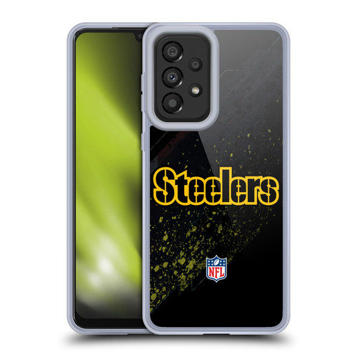 NFL Pittsburgh Steelers Logo Blur Soft Gel Case for Samsung Galaxy A33 5G (2022)