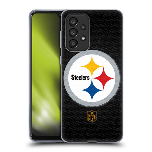 NFL Pittsburgh Steelers Logo Football Soft Gel Case for Samsung Galaxy A33 5G (2022)