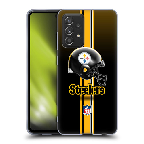NFL Pittsburgh Steelers Logo Helmet Soft Gel Case for Samsung Galaxy A52 / A52s / 5G (2021)