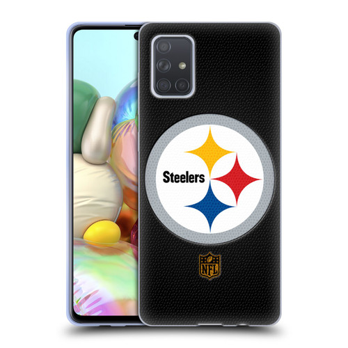 NFL Pittsburgh Steelers Logo Football Soft Gel Case for Samsung Galaxy A71 (2019)