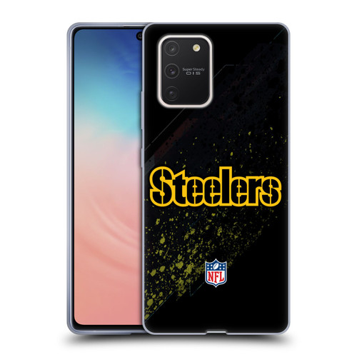 NFL Pittsburgh Steelers Logo Blur Soft Gel Case for Samsung Galaxy S10 Lite