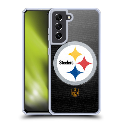 NFL Pittsburgh Steelers Logo Football Soft Gel Case for Samsung Galaxy S21 FE 5G