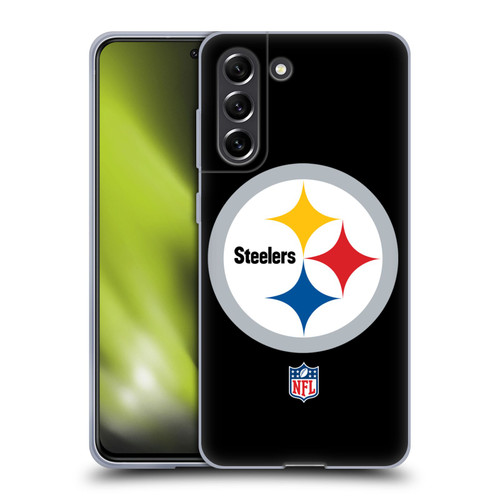 NFL Pittsburgh Steelers Logo Plain Soft Gel Case for Samsung Galaxy S21 FE 5G