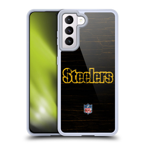 NFL Pittsburgh Steelers Logo Distressed Look Soft Gel Case for Samsung Galaxy S21 5G NFL Pittsburgh Steelers Logo Distressed Look Soft Gel Case for Samsung Galaxy S21 5G