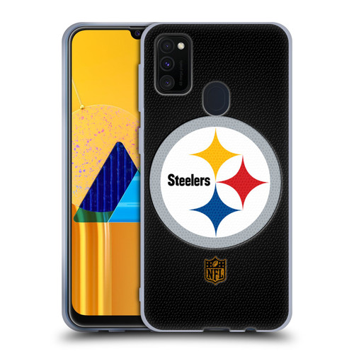 NFL Pittsburgh Steelers Logo Football Soft Gel Case for Samsung Galaxy M30s (2019)/M21 (2020)