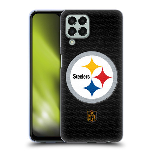 NFL Pittsburgh Steelers Logo Football Soft Gel Case for Samsung Galaxy M33 (2022)