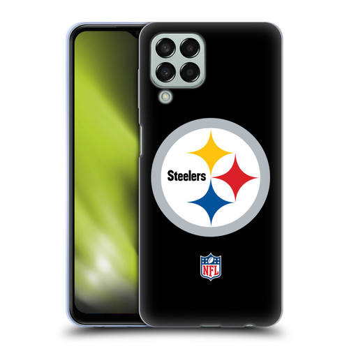 NFL Pittsburgh Steelers Logo Plain Soft Gel Case for Samsung Galaxy M33 (2022)