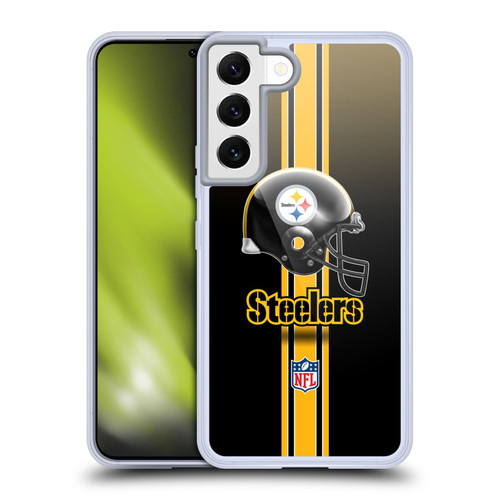 NFL Pittsburgh Steelers Logo Helmet Soft Gel Case for Samsung Galaxy S22 5G