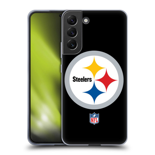 NFL Pittsburgh Steelers Logo Plain Soft Gel Case for Samsung Galaxy S22+ 5G