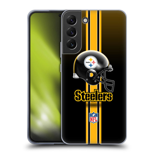 NFL Pittsburgh Steelers Logo Helmet Soft Gel Case for Samsung Galaxy S22+ 5G