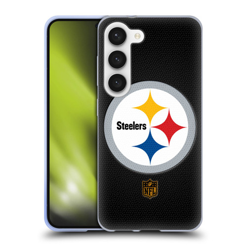 NFL Pittsburgh Steelers Logo Football Soft Gel Case for Samsung Galaxy S23 5G