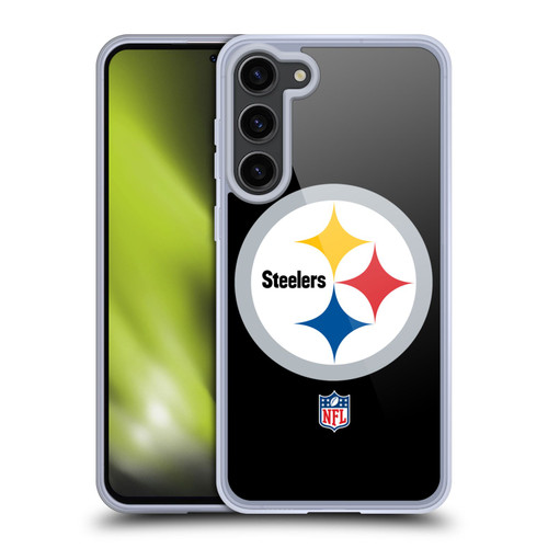 NFL Pittsburgh Steelers Logo Plain Soft Gel Case for Samsung Galaxy S23+ 5G