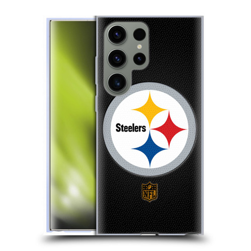 NFL Pittsburgh Steelers Logo Football Soft Gel Case for Samsung Galaxy S23 Ultra 5G