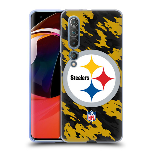 NFL Pittsburgh Steelers Logo Camou Soft Gel Case for Xiaomi Mi 10 5G / Mi 10 Pro 5G