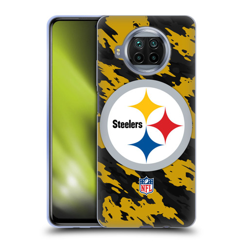 NFL Pittsburgh Steelers Logo Camou Soft Gel Case for Xiaomi Mi 10T Lite 5G